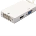 Miniatyrbild 2 av 3: 3 i 1 Thunderbolt Mini Display Port DP till HDMI kabel adapter DVI VGA