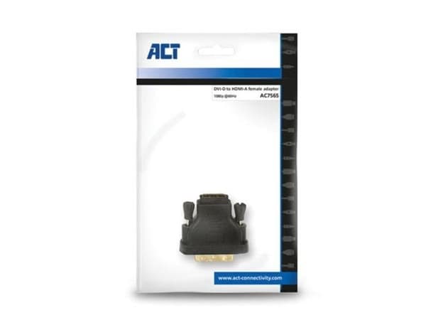 ACT DVI-D hane till HDMI A hona adapter