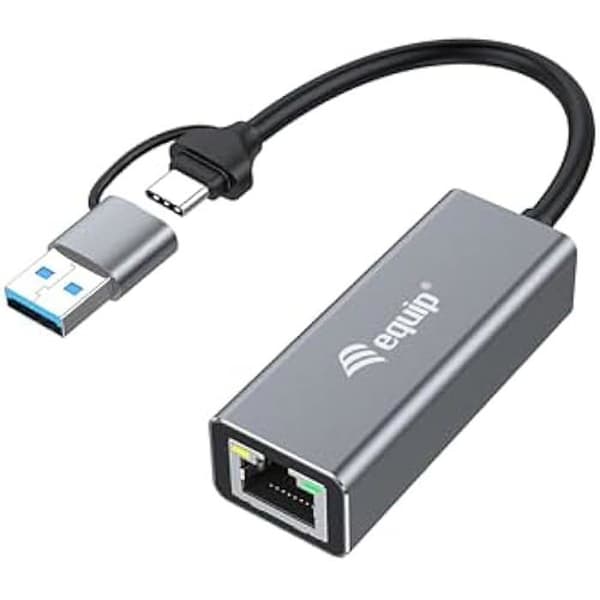 USB-C nätverksadapter - Utrusta - 133495 - 2,5 Gigabit Ethernet - Wake-on-LAN - Dataflödeskontroll