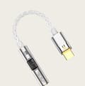 Miniatyrbilde 3 av 8: INF BA23 USB-C til 3,5 mm lydkontakt-adapter med innebygd DAC