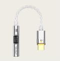 Miniatyrbilde 2 av 8: INF BA23 USB-C til 3,5 mm lydkontakt-adapter med innebygd DAC