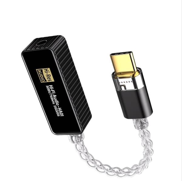 INF BJ06(HA01) Type-C til 3,5 mm hodetelefonadapter