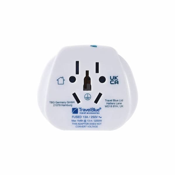 Universal strømreiseadapter Travel Blue TB-904 Storbritannia