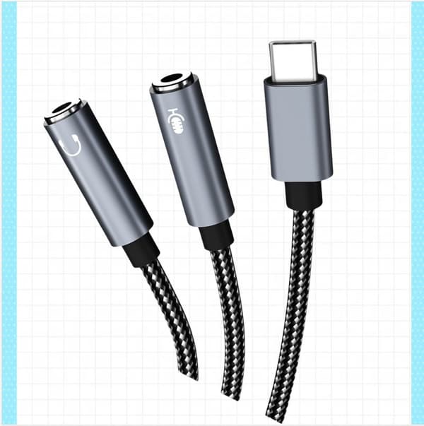 INF BF01_B2 USB-C til 3,5 mm lydadapter