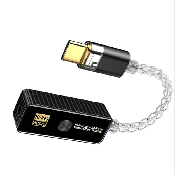 INF BJ06-Pro (HA01 PRO) Type-C til 3,5 mm hovedtelefon-lydadapter