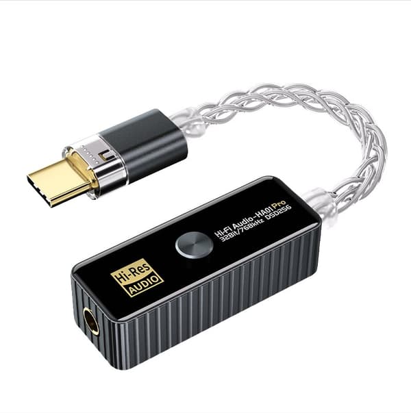 INF BJ06-Pro (HA01 PRO) Type-C til 3,5 mm hovedtelefon-lydadapter