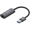 Miniatyrbild 1 av 2: AISENS - A106-0708 - USB 3.0 till Gigabit Ethernet-omvandlare 10/100/1000 Mbps, Grå, 15 cm