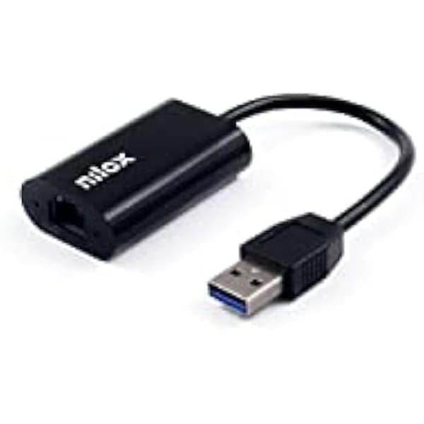 Nilox ADATATOR USB A - RJ45 M/H Svart