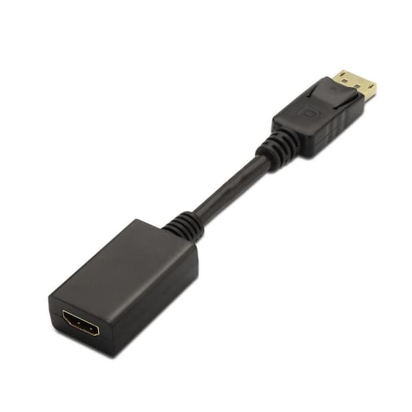 DisplayPort til HDMI-Adapter Aisens A125-0134 Svart 15 cm