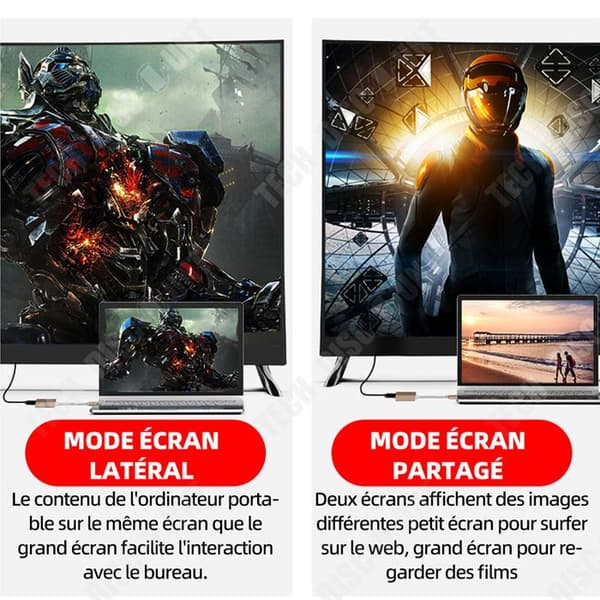 TD HDMI till Type-C Adapter Typ-C till HD Adapter Typ-C till HD Multimedia Interface Adapter 4K HD Converter