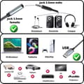 Miniatyrbild 2 av 6: USB Audio-adapter till 3,5 mm TRRS hörlurskontakt, kompatibel med PC Windows Mac Tablet PS5 PS4