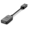 Miniatyrbild 1 av 3: HP A/V-adapter - 1 x HDMI hona ljud/digital video - 1 x DisplayPort hane digitalt ljud/video