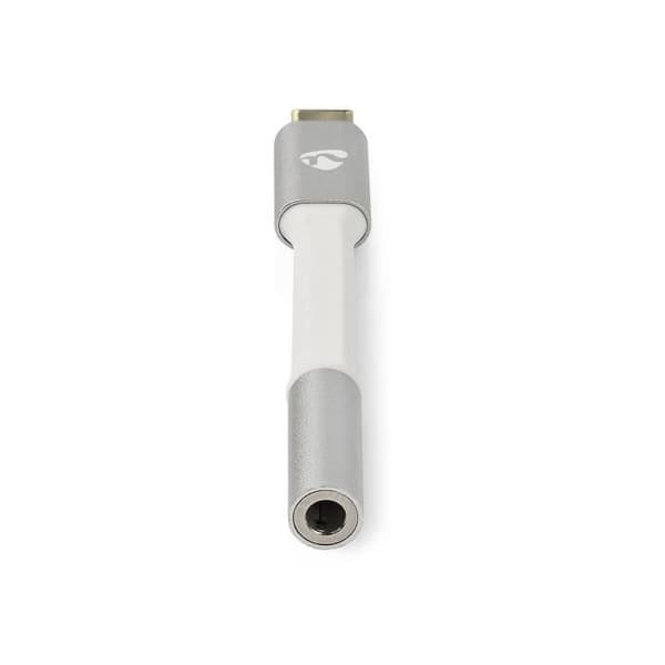 Nedis USB-C till 3,5 mm minijackadapter - USB-C till 3,5 mm minijackadapter (hane-hona) - 8 cm - Aluminium