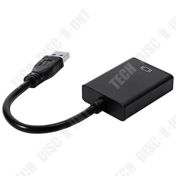 USB 3.0-adapter USB till HDMI, ljudkonverterare, högupplöst datoranslutning utan drivrutin