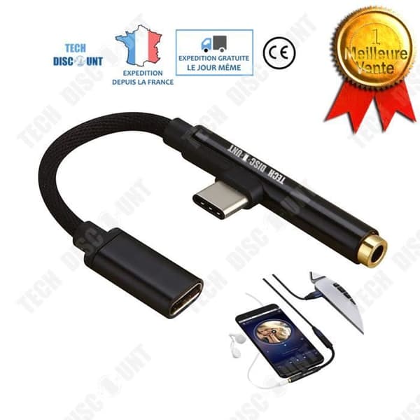 TD® Audio Adapters 2-i-1 Plug and Play-omvandlare