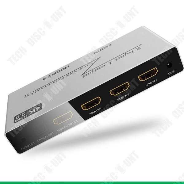 TD® HDMI8K 7.1 Audio Splitter 7-Channel HD Optical EARC till Optical Audio Return