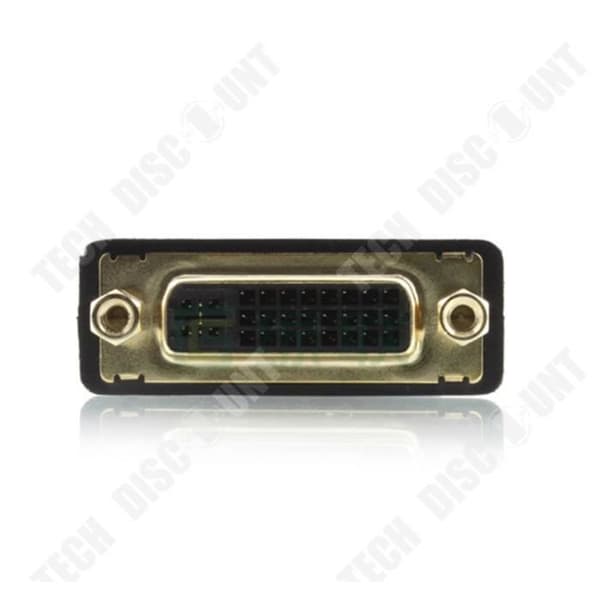 TD® DVI till HDMI hona-hane-adapter DVI till HDMI-omvandlare Dubbelriktad adapterport 1080P HD-kabel
