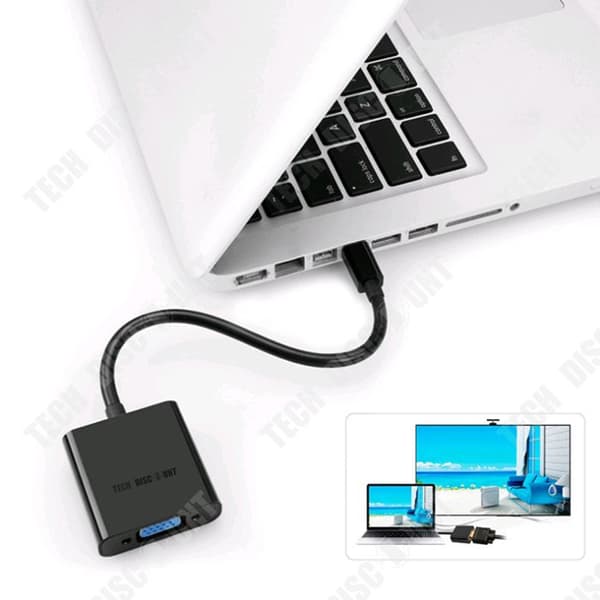 TD® USB3.0 till HDMI Adapterkabel med Player Converter Black High Definition Audio Multi-Format Output utan spelare