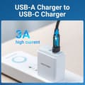 Miniatyrbild 4 av 6: OTG-adapter, Type-C till USB 2.0, 480 Mbps, röstfunktion i spel - Vention (CDWB0) - Svart