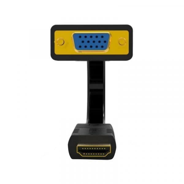 Från digital till analog EW9864 HDMI till VGA-omvandlare ansluter din PC eller bärbara dator med en HDMI-utgång till en