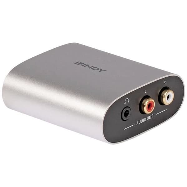 Ljudomvandlare - LINDY - 38362 - HDMI till RCA - Digital till analog omvandling - Svart