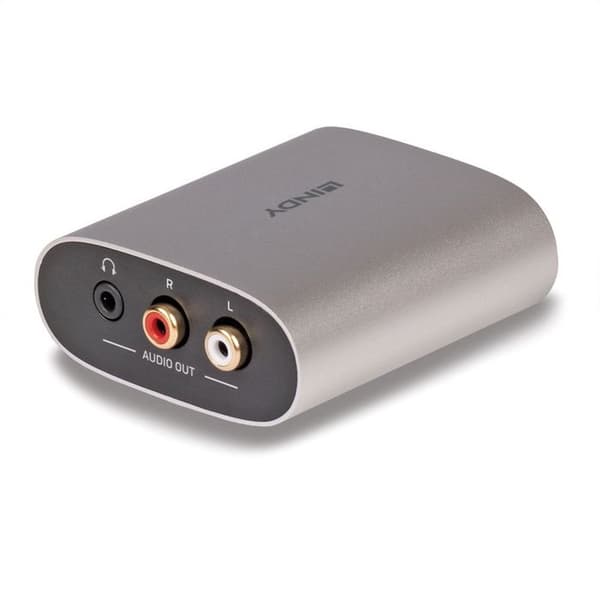 Ljudomvandlare - LINDY - 38362 - HDMI till RCA - Digital till analog omvandling - Svart
