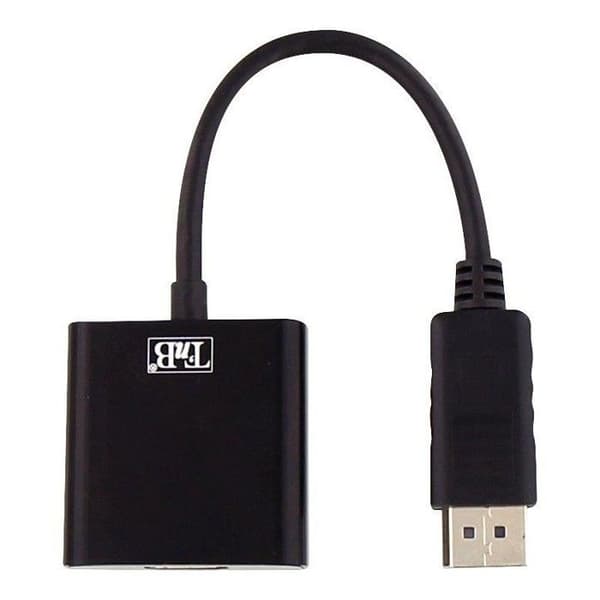 Display Port till HDMI-adapter - T'nB - Ultra kompakt - 1080p - Plug & Play - Svart