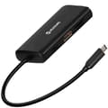 Miniatyrbild 2 av 4: USB-C-hubb till Ethernet + HDMI + USB-C 100W + USB + Kortläsare Swissten Svart