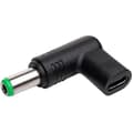 Miniatyrbild 1 av 2: USB-C Genomgångsadapter - AKYGA - AK-ND-C18 - 2 portar - Svart - 38x24x11 mm