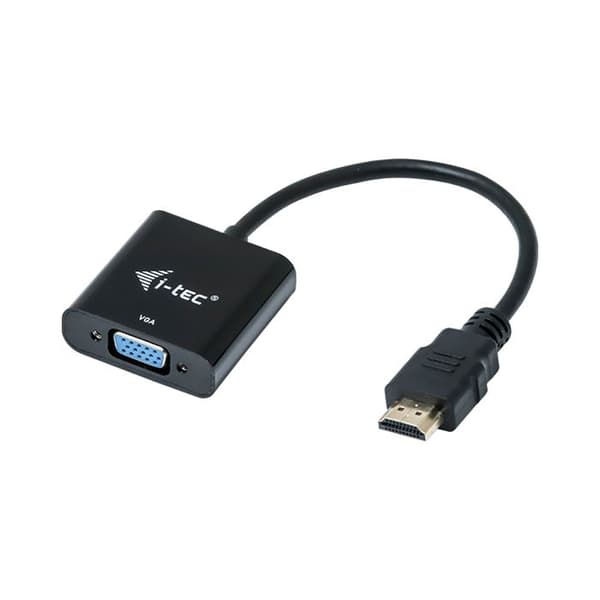 Videokabel - I-TEC - 15 cm - HDMI Hane - VGA Hona - Videokonverter