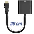 Miniatyrbild 3 av 4: HDMI till VGA honadapter Svart videoadapter