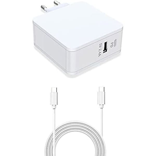 USB-C strömadapter Vit