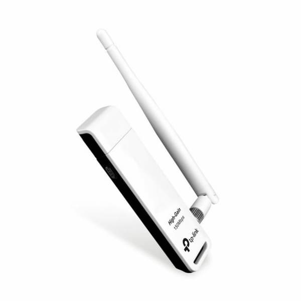 Wi-Fi USB-adapter TP-Link TL-WN722N 150 Mbps Sort, Hvid