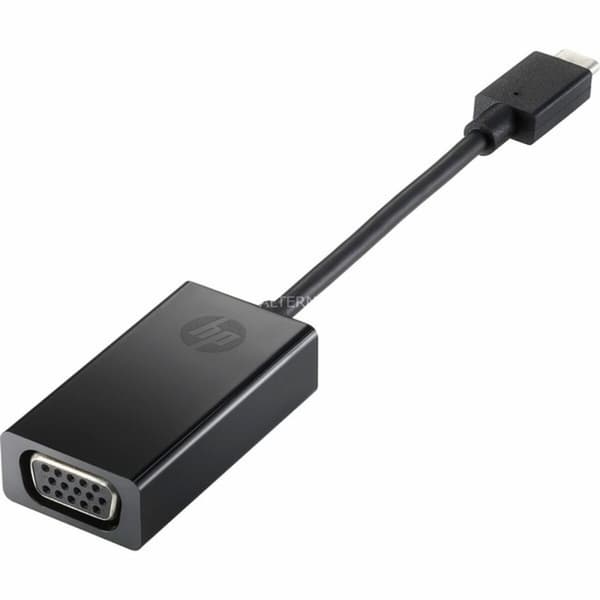 USB-C til VGA-adapter HP Adaptador de monitor USB-C a VGA de Sort