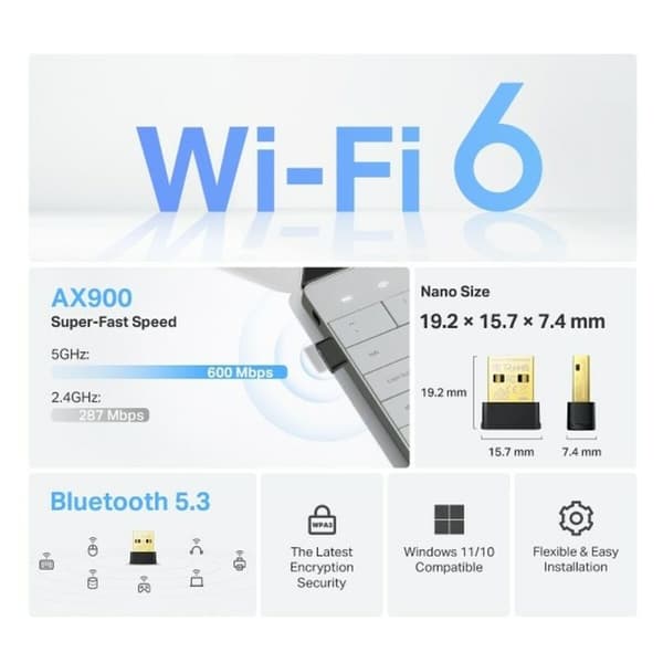 Nätadapter TP-Link TX10UB Nano