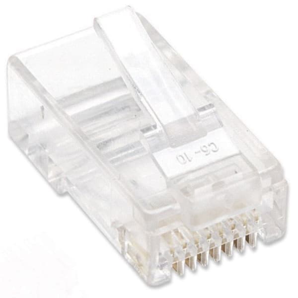 Techly IWP-JAR-C6RTY ledningsstik RJ45 Transparent