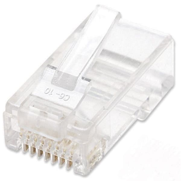 Techly IWP-JAR-C6RTY ledningsstik RJ45 Transparent