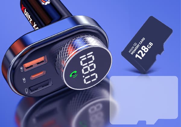 Xblitz X450 håndfrit sæt med FM-sender