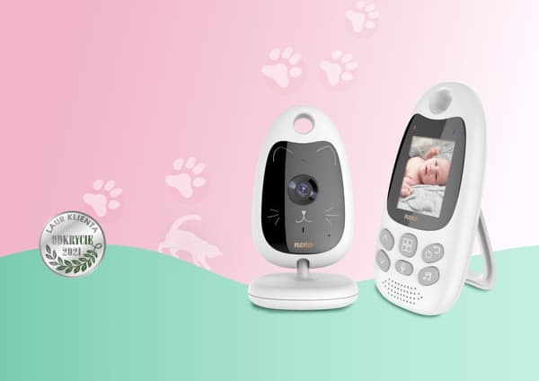 NENO GATO2 2,4 GHz:n elektroninen vauvamonitori kameralla