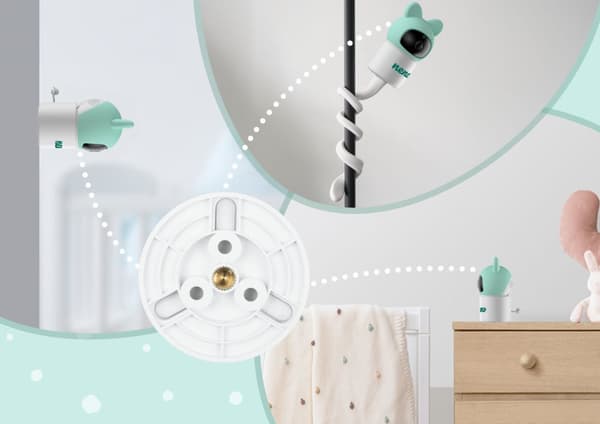 NENO ORSO professionell IP-Wi-Fi videobabyvakt