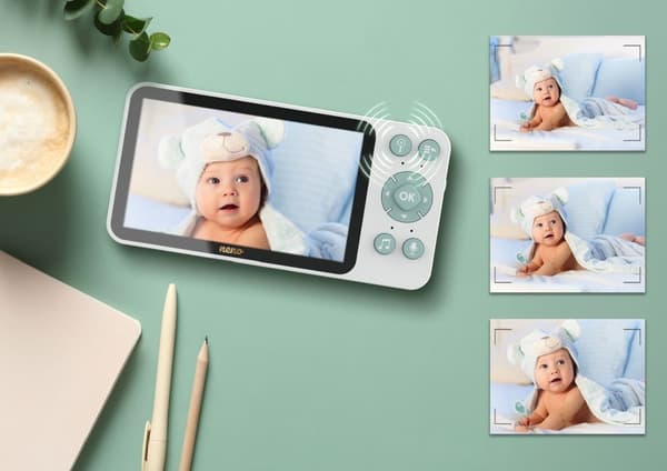 NENO IVO 2,4 GHz elektronisk babyalarm med kamera