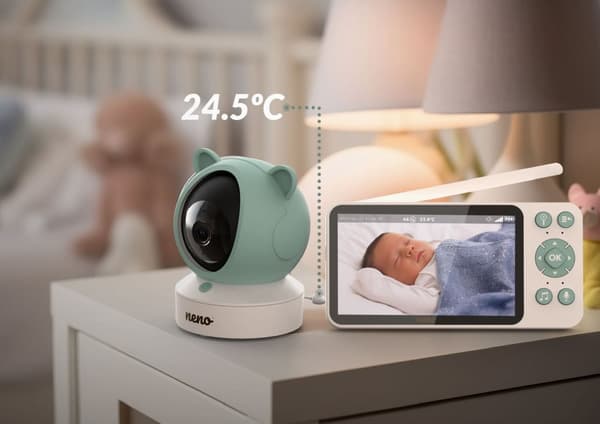 NENO IVO 2,4 GHz elektronisk babyalarm med kamera
