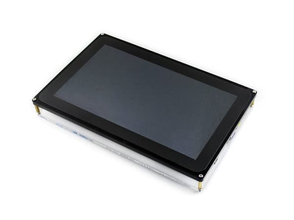 10,1" 1024x600 HDMI LCD-skærm med touchpanel. + kabinet