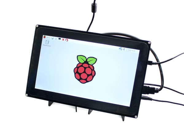 10,1" 1024x600 HDMI LCD-skærm med touchpanel. + kabinet