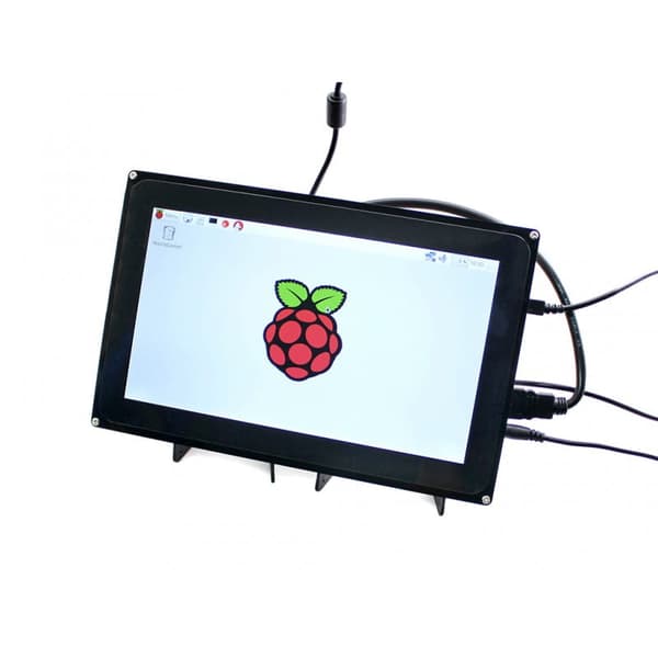 10,1" 1024x600 HDMI LCD-skærm med touchpanel. + kabinet