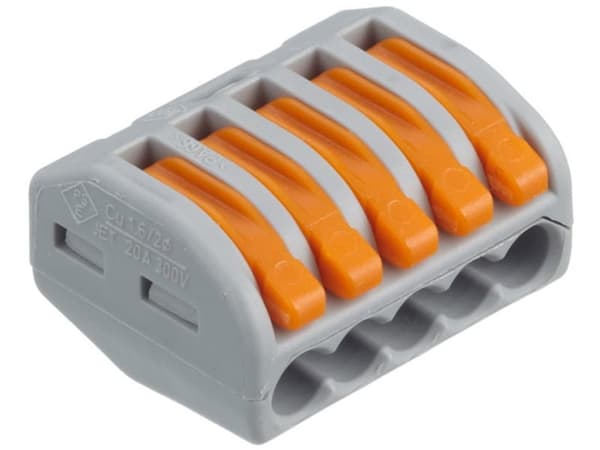 WAGO hurtigmonteringsstik (5 poler)