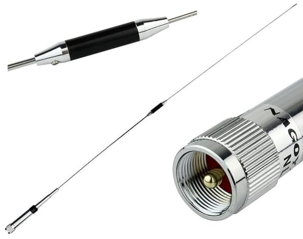 Nagoya NL-770R 995 mm dobbeltbånds VHF/UHF-antenne