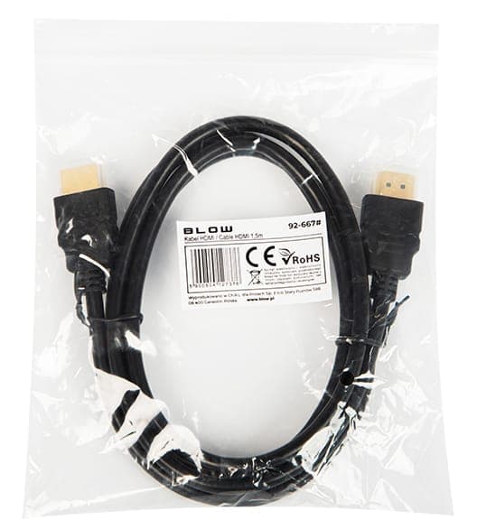 HDMI-kabel 1,4m 4K 1,5m Guld