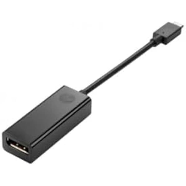 HP USB-C-zu-DP-adapter USB-grafikadapter Svart