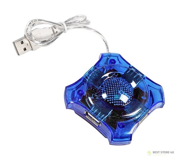 EA150B Esperanza usb 2.0-hub 4x usb stjärnblå